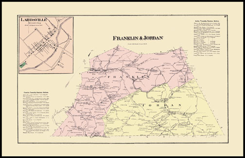 Franklin Township,Jordon Township,Lairdsville
