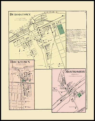 Duboistown,Rocktown,Montgomery