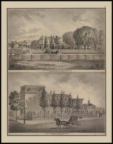 Farm & Residence of Thos. W. Walker - Fredyfrin Twp Chester Co.
The Residence of Geo Steinmetz - Norristown