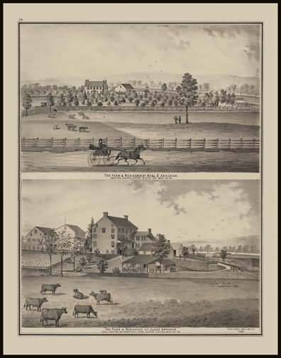 Farm & Residence of Benj D. Abraham - Merion Station
The Farm & Residence of James Abraham - Schuylkill Road Merion Station