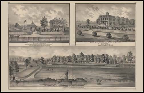 Residence of John H. Eaton - Lansdale
North Wales Academy of Business
Residence and Lime Manufacturer of Wm B. Rambo - Lower Merion Twp
