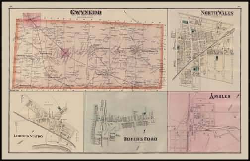 Gwynedd Township,North Wales,Limerick Station,Royer's Ford,Ambler