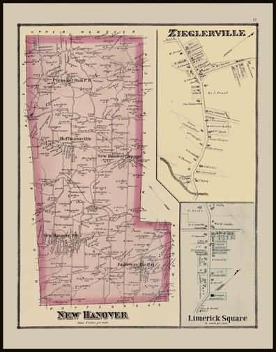 New Hanover Township,Zieglersville,Limerick Square