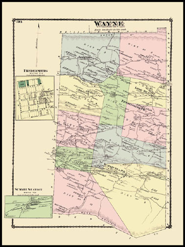 Wayne Township,Fredensburg,Summit Station