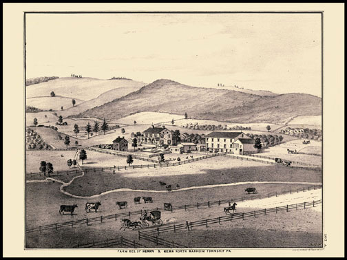 Farm & Residence of Henry S. Kern - North Manheim Township