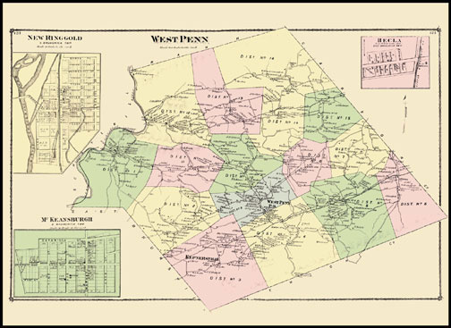 West Penn Township,New Ringgold,Hecla,Mckeansburgh