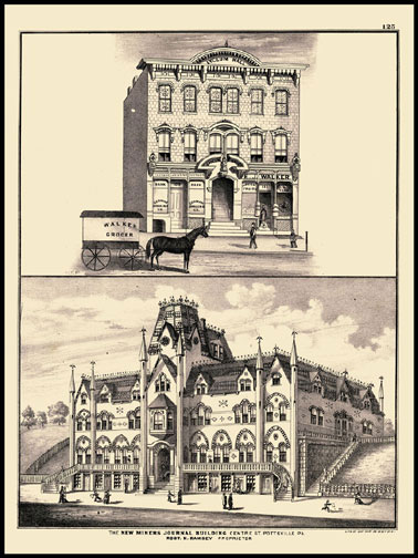 E.J. Walker Building,Miners Journal - Pottsville