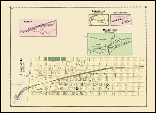 Frackville,William Penn,Raven Run,Colorado,New Boston