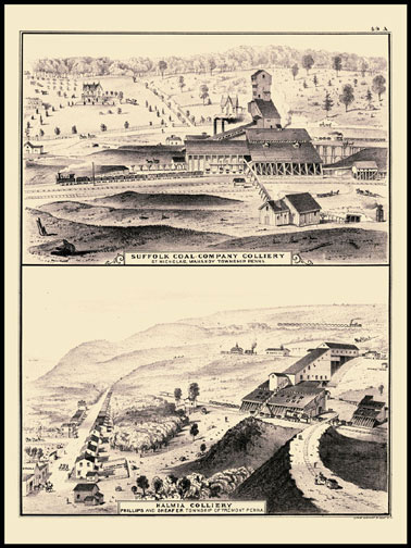 Suffolk Colliery - Mahanoy Township,Kalmia Colliery - Tremont
