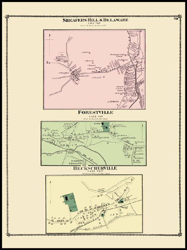 Sheaffers Hill & Delaware,Forestville,Heckschersville