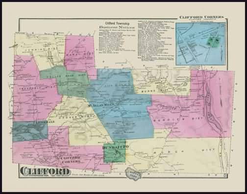 Clifford Township,Clifford Corners