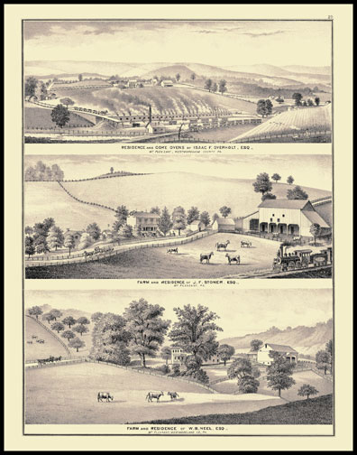 Residence and Coke Ovens of Issaac F. Overholt,ESQ - Mt Pleasant
Farm and Residence of J.F. Stoner,ESQ
Farm and Residence of W.B. Neel,ESQ