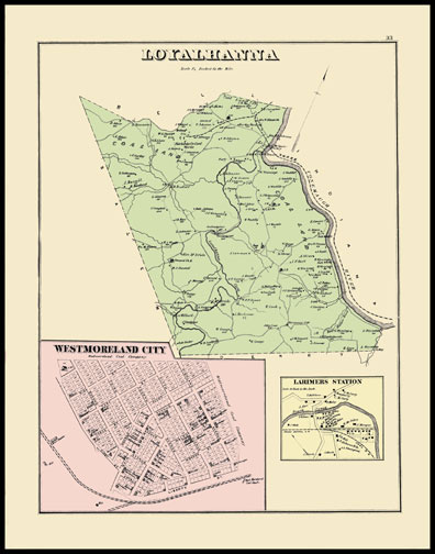 Loyalhanna Township,Westmoreland City,Larimers Station