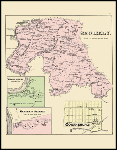 Sewickly Township,Youghiogheny,Guffey's Station,Cowansburg