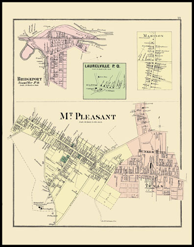 Bridgeport,Laurelville,Madison,Mt. Pleasant