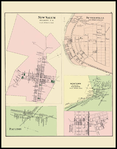 New Salem,Paulton,Nineveh,Newtown,Sutersville