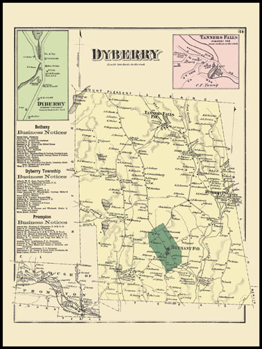 Dyberry Township,Dyberry,Tanners Falls