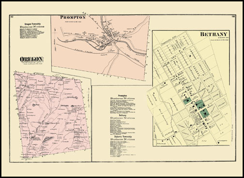 Oregon Township,Bethany,Prompton