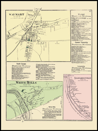 Waymart,White Milles,Leonardsville
