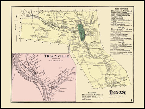 Texas Township,Tracyville