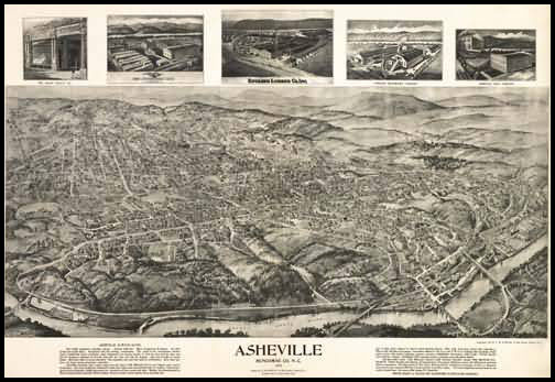 Asheville Panoramic - 1912