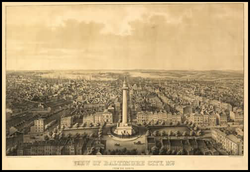Baltimore Panoramic - 1861