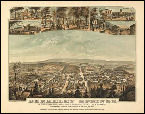 Berkley Springs Panoramic - 1889