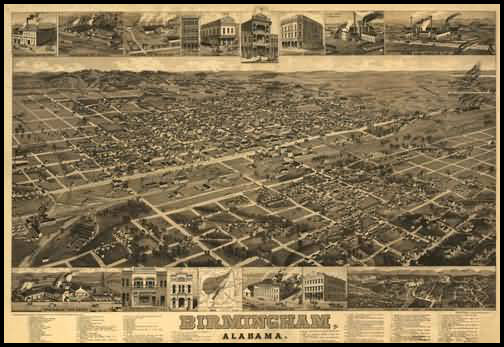Birmingham Panoramic - 1885