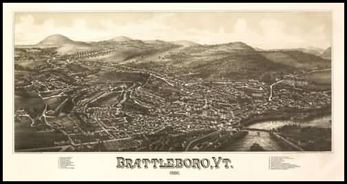 Brattleboro Panoramic - 1886