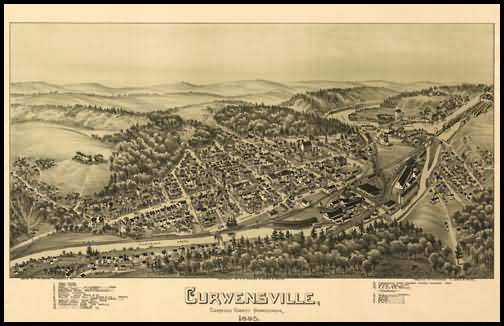 Curwensville Panoramic - 1895