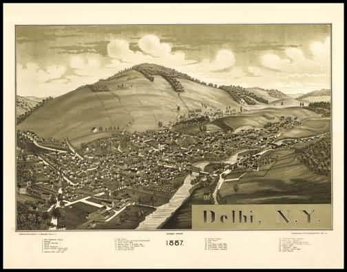 Delhi Panoramic - 1887
