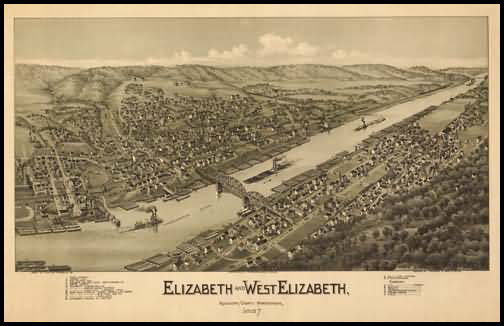 Elizabeth & West Elizabeth Panoramic - 1897