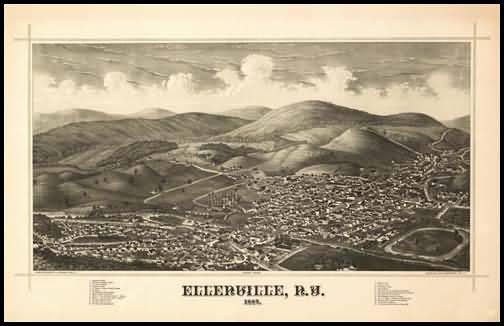 Ellenville Panoramic - 1887