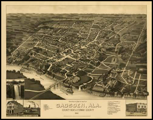 Gadsden Panoramic - 1887