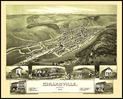 Girardville Panoramic - 1889
