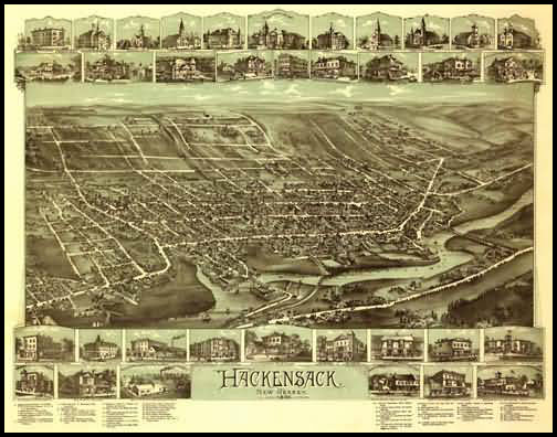 Hackensack Panoramic - 1896