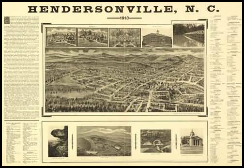 Hendersonville Panoramic - 1913