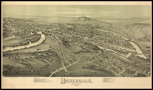 Honesdale Panoramic - 1890