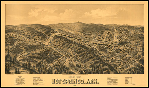 Hot Springs Panoramic - 1888
