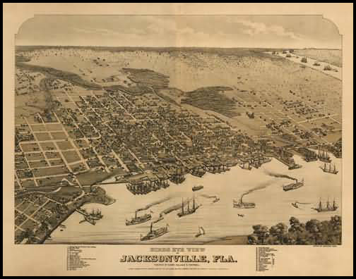 Jacksonville Panoramic - 1876
