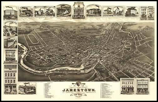 Jamestown Panoramic - 1882