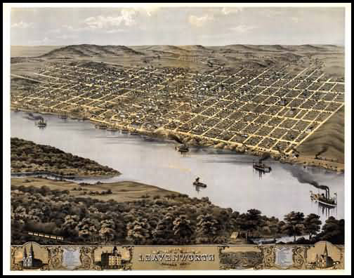 Leavenworth Panoramic - 1869