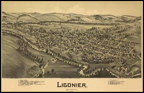 Ligonier Panoramic - 1900
