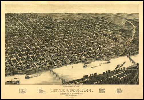 Little Rock Panoramic - 1887