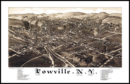 Lowville Panoramic - 1885