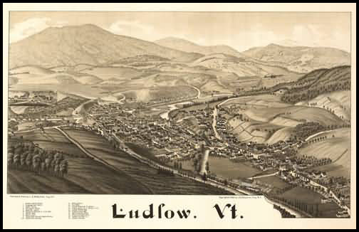 Ludlow Panoramic - 1885