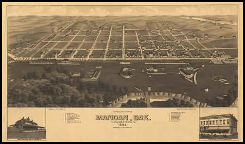 Mandan Panoramic - 1883