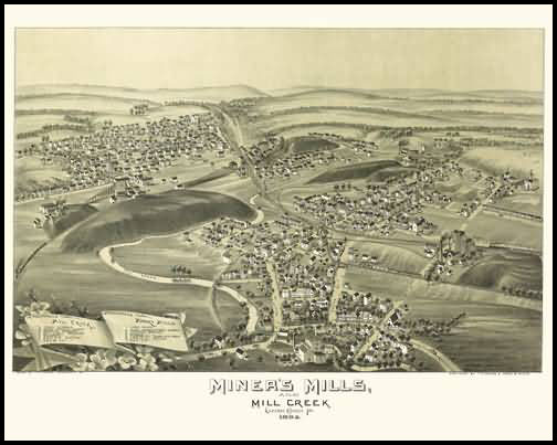 Miners Mill Panoramic - 1892