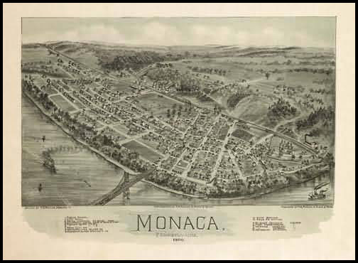 Monaca Panoramic - 1900