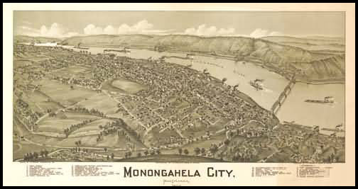 Monongahela City Panoramic - 1902